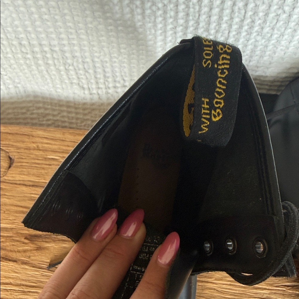 Dr. Martens Black 1460 Boots - Picture 4 of 5